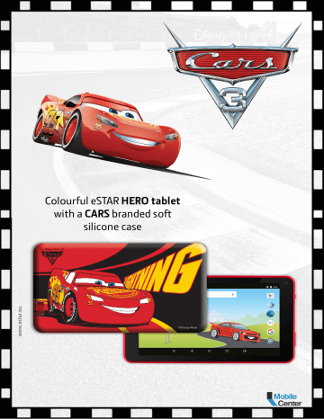 Estar Hero DISNEY Cars 16Go Tablette Android Product fiche | Manualzz