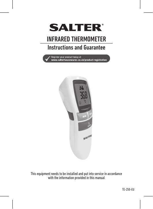 User manual Easypix ThermoGun TG2 (English - 23 pages)