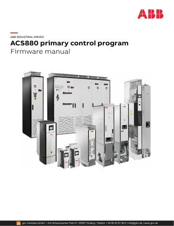 ABB ACS880 Series Firmware Manual | Manualzz