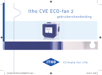Itho CVE Lüftungsgerät ECO - Energieeffiziente Wohnraumlüftung
