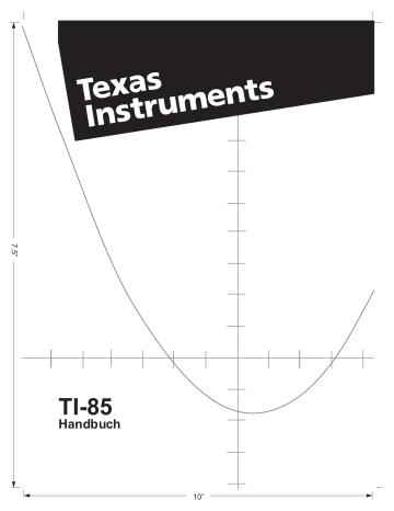 Texas Instruments TI 85 Bedienungsanleitung | Manualzz