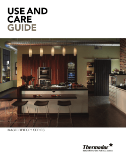 Thermador MES301HP - Installation Instructions, Installation guide