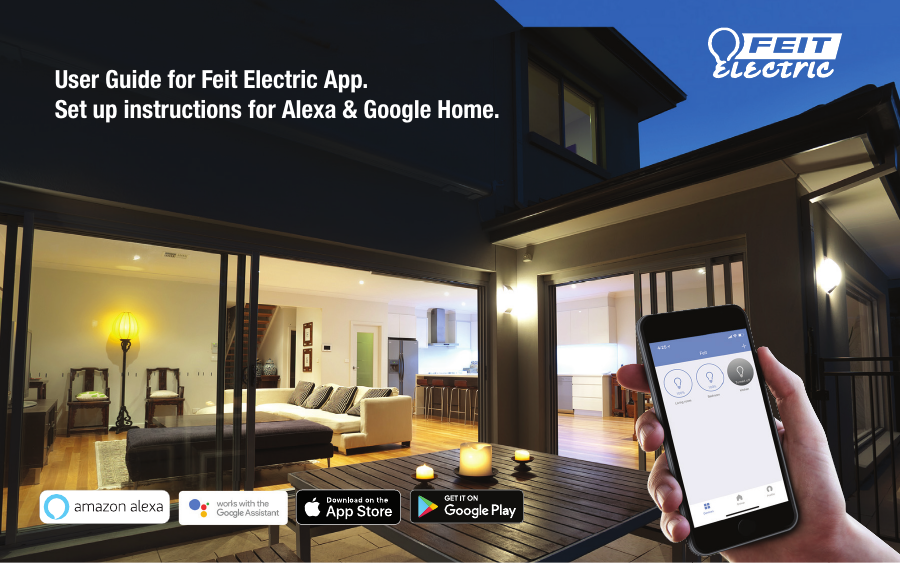 Feit Electric PLUG/WIFI/STK/WP/3 Alexa / Google Assistant