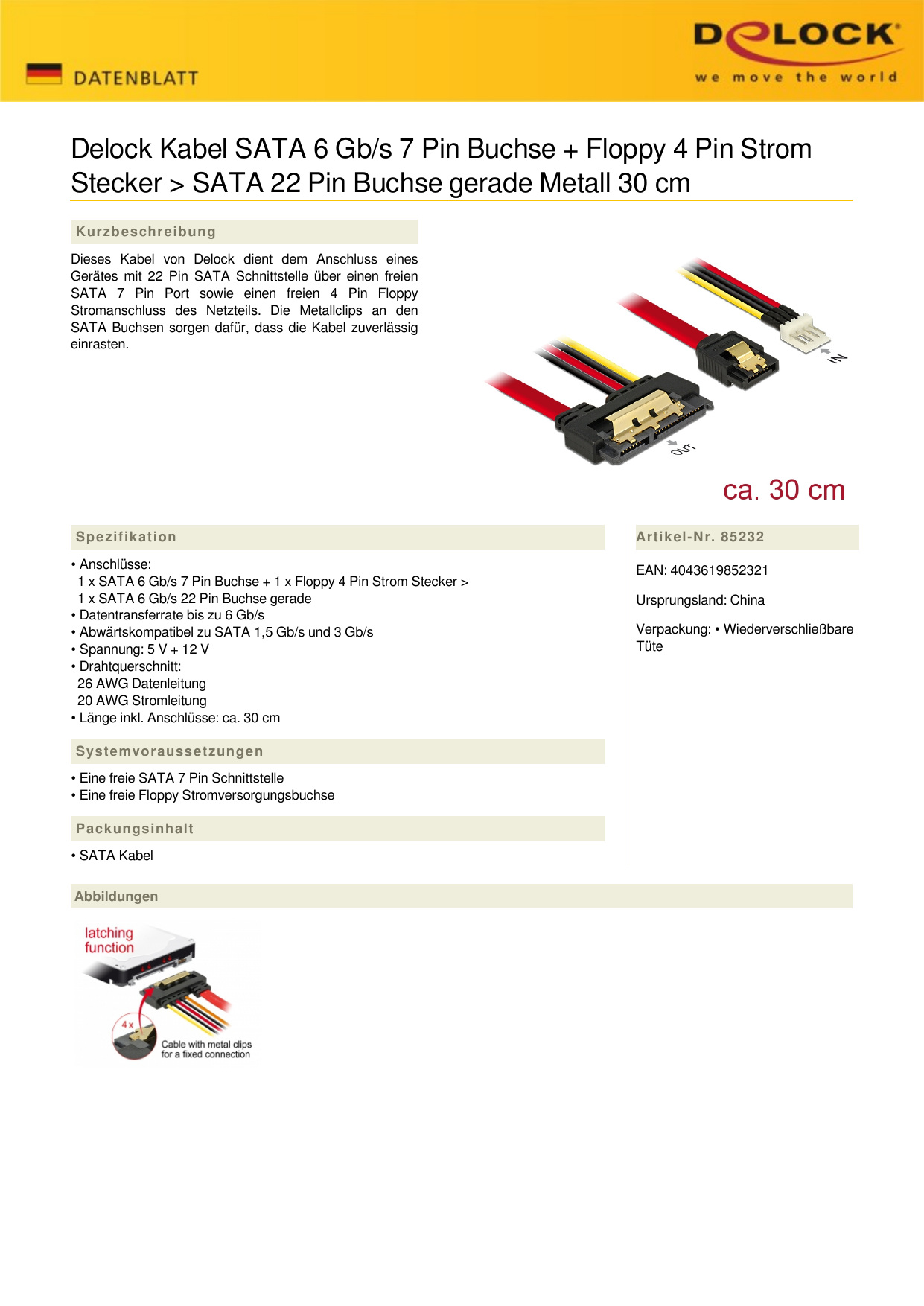 Delock 85232 Datasheet Manualzz