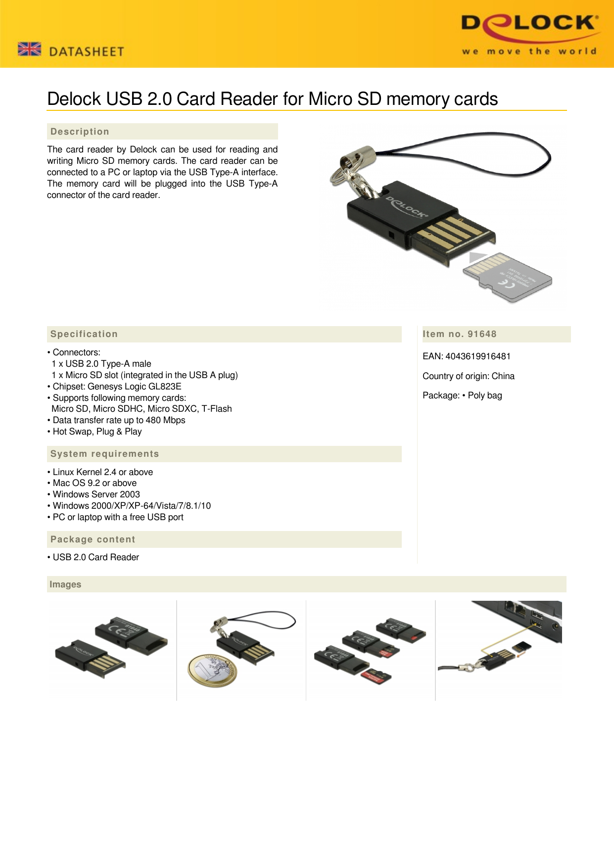 genesys logic usb2.0 card reader windows 10