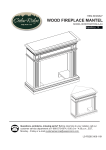 ProCom Heating CRHFD28TCM-6-AU Cedar Ridge Hearth Mantel Product Manual