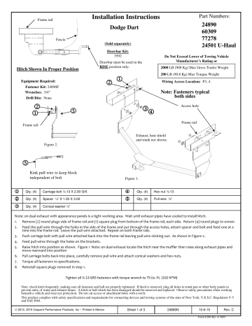 draw tite hitch installation instructions draw tite hitch installation instructions