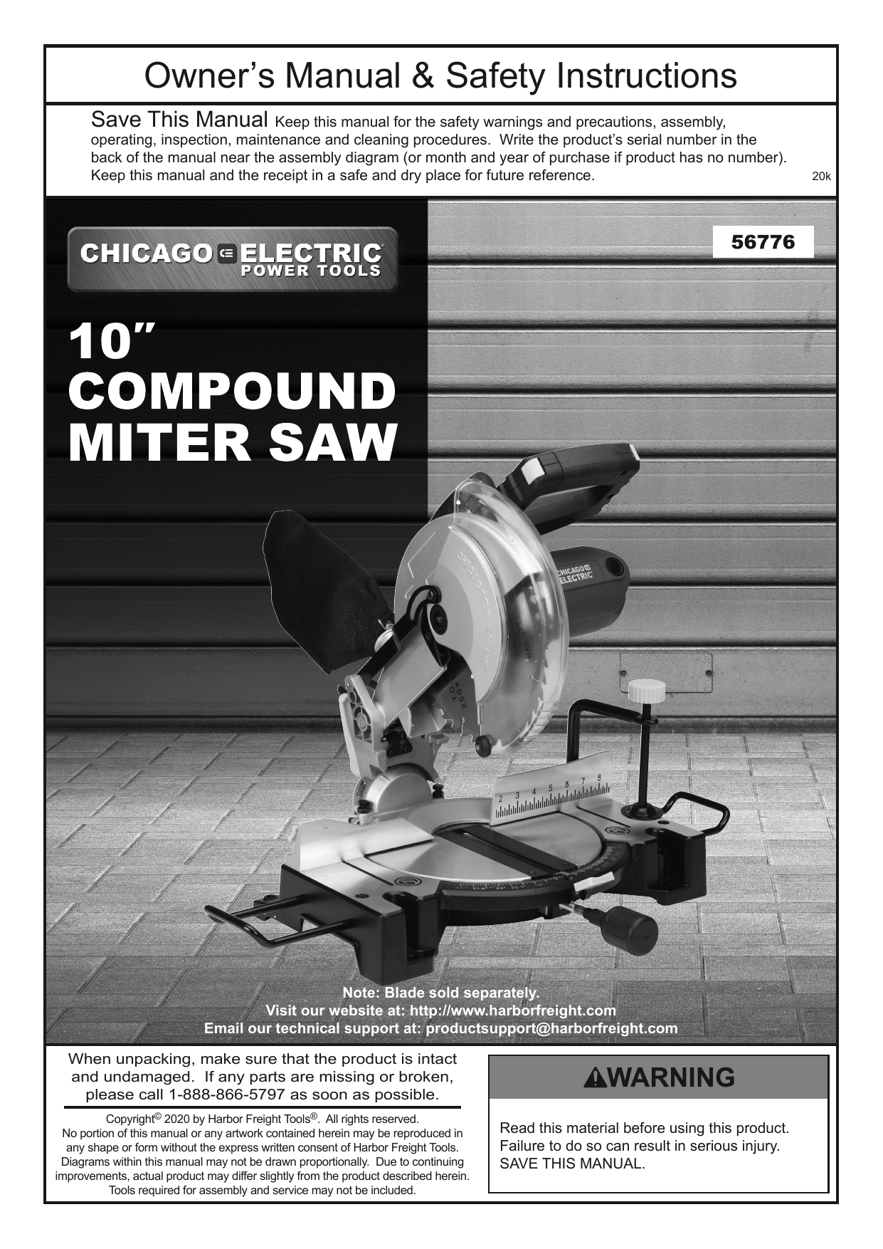 Chicago Electric 10 Miter Saw Parts List Reviewmotors.co