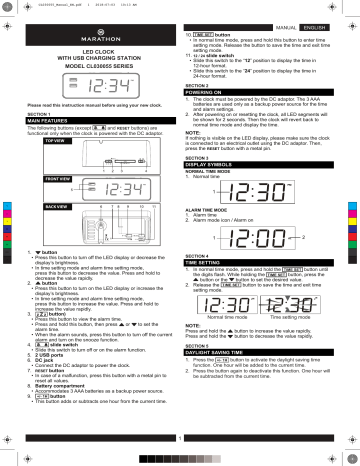 Marathon CL030055 Manual | Manualzz