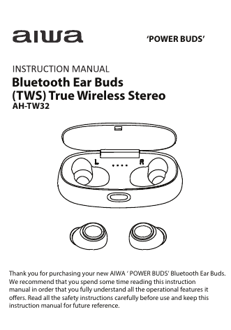 Aiwa best sale power buds