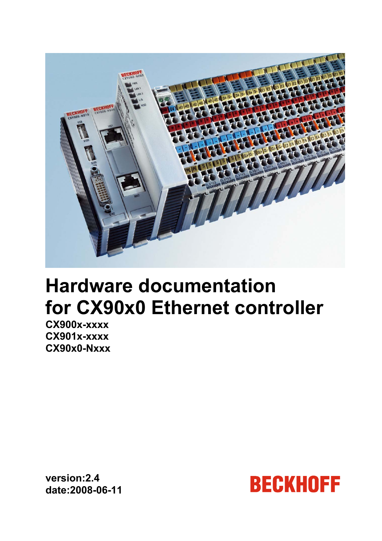 24 VDC Onduleur modules pour CX-CPU-cx1100-0910 BECKHOFF