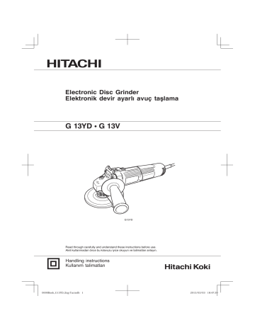 Image of Hitachi G 13YD vibration control