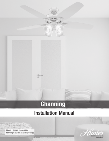 Hunter Fan 51338 Ceiling Owner S Manual Manualzz Hunter Fan 51338 Ceiling Owner S, Hunter Channing Ceiling Fan Remote Manual