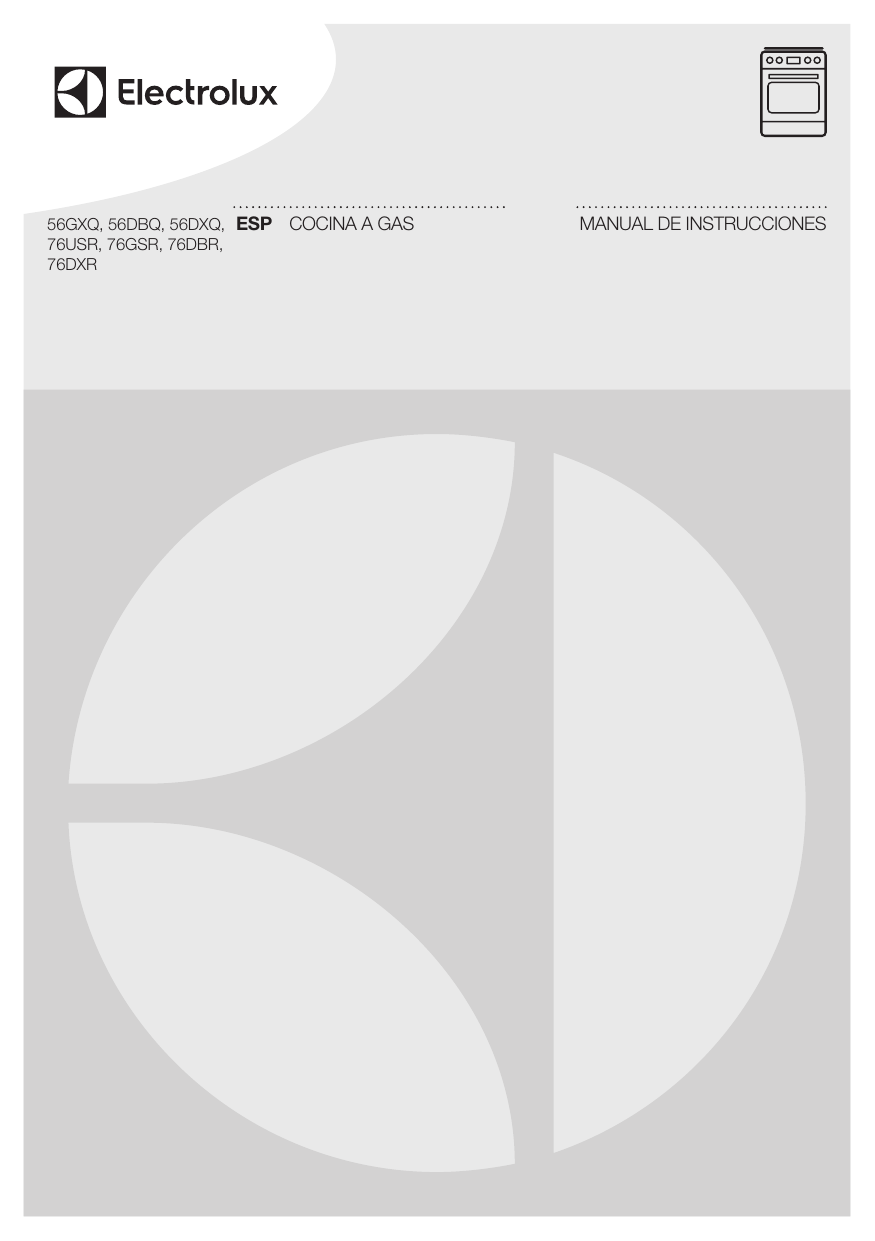 COCINA ELECTROLUX 76-DXR DOBLE HORNO