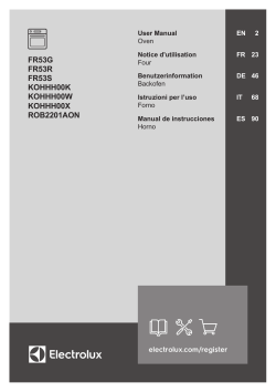 Electrolux ROB2201AON - User manual | manualzz.com