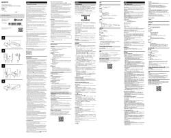 Sony WI-C200 - Owner's manual, Quick guide, Reference guide, Reference