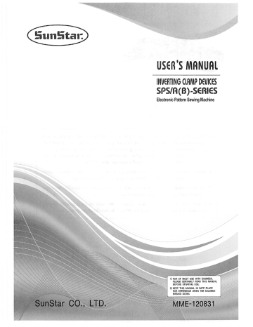 SunStar SPS/A Series, SPS/B Series, SPS/B-1507HJ User Manual | Manualzz