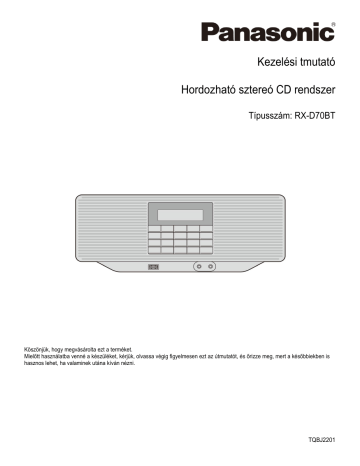 Panasonic RXD70BT Návod na používanie | Manualzz