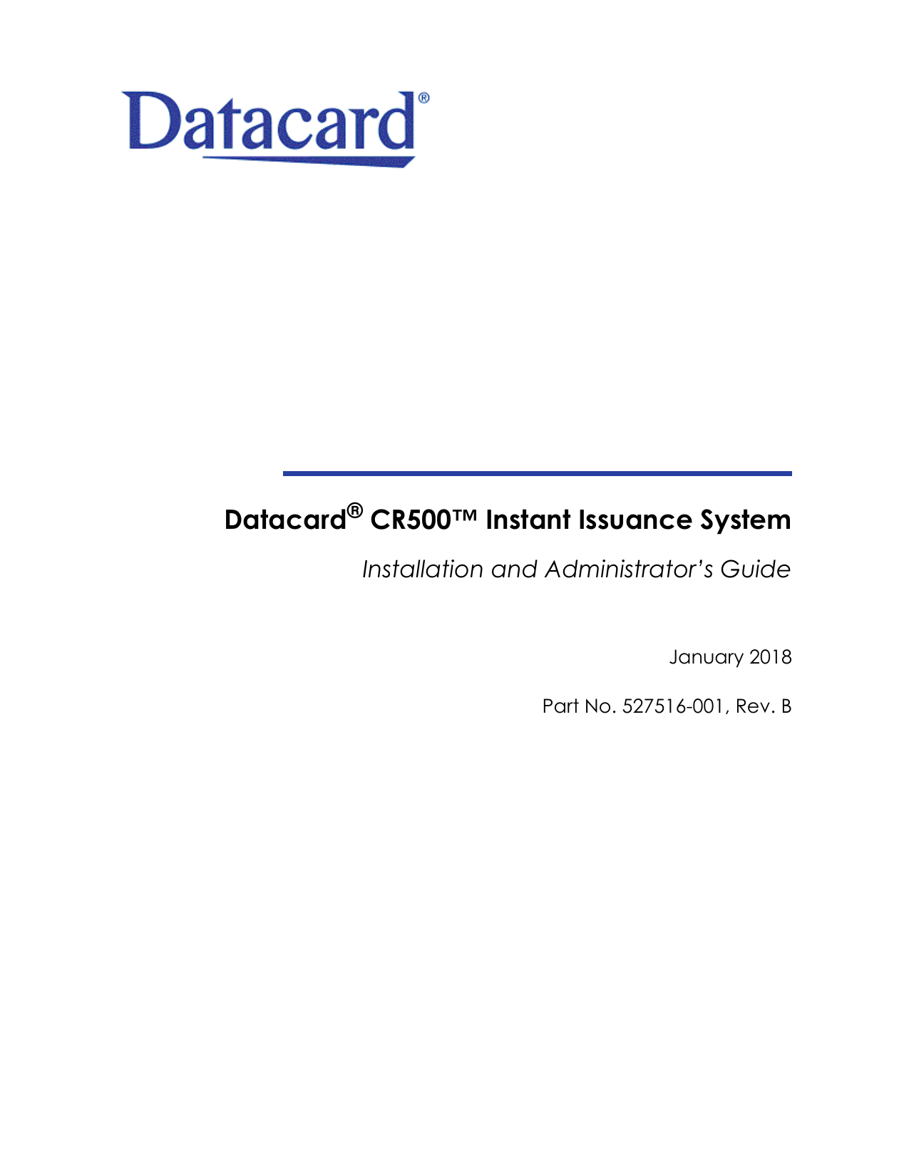 DataCard CR500 Installation And Administrator's Manual | Manualzz