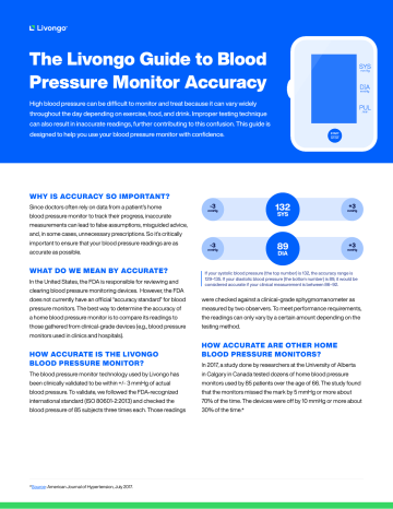 livongo blood pressure monitor manual