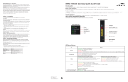 Arris NVG558 Gateway - User manual | manualzz.com
