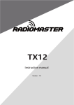 RadioMaster TX12 User Manual - Radiomaster