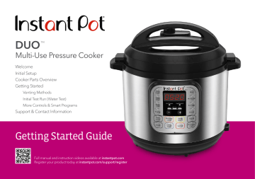 instant pot duo plus 60 quick reference guide