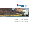 Certified Tracking Solutions Titan GPS Logbook TT1800 ELD Android User Manual