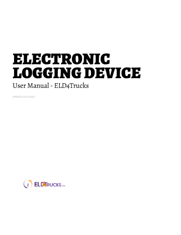 ELD4TRUCKS ELD4T200 User Manual | Manualzz