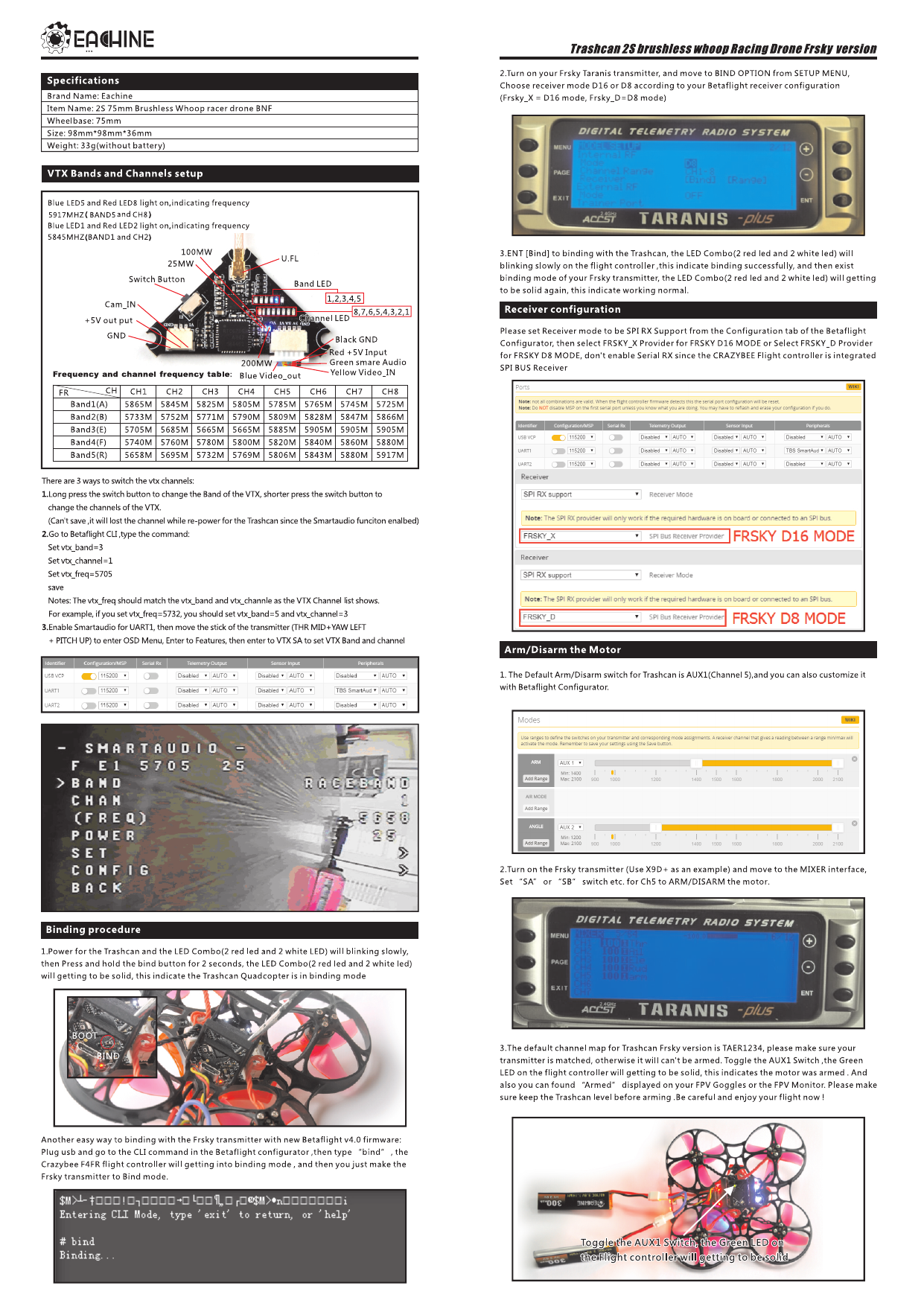 eachine trashcan manual