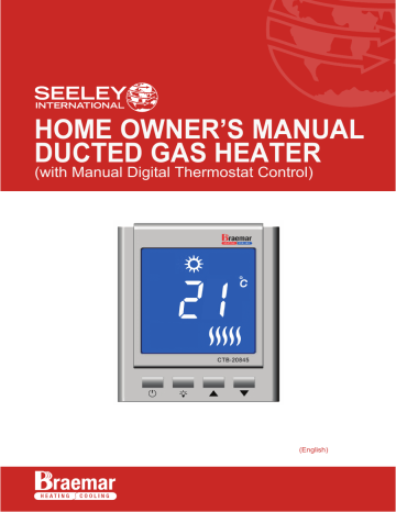 Seeley Braemar CTB-20845 Homeowner's Manual | Manualzz