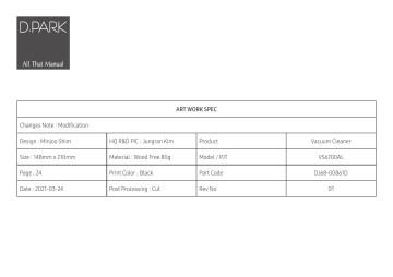Samsung VS15A6032R7 User's manual 