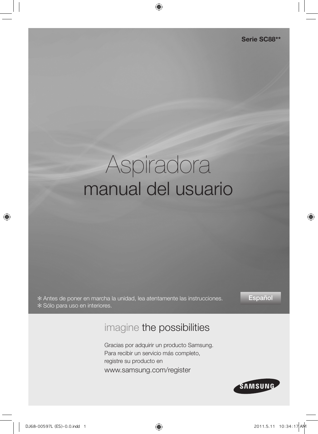 Samsung SC8850 Manual de usuario | Manualzz