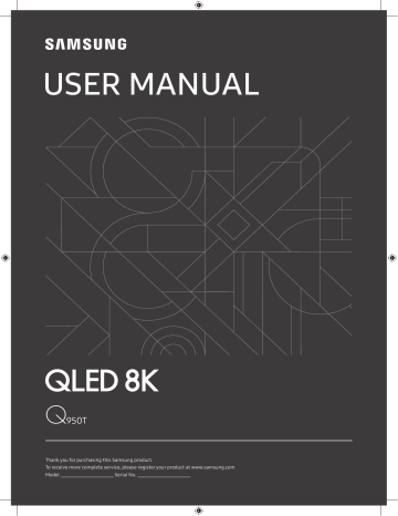 Samsung QE85Q950TST QLED 8K Q950T 2020 User manual | Manualzz