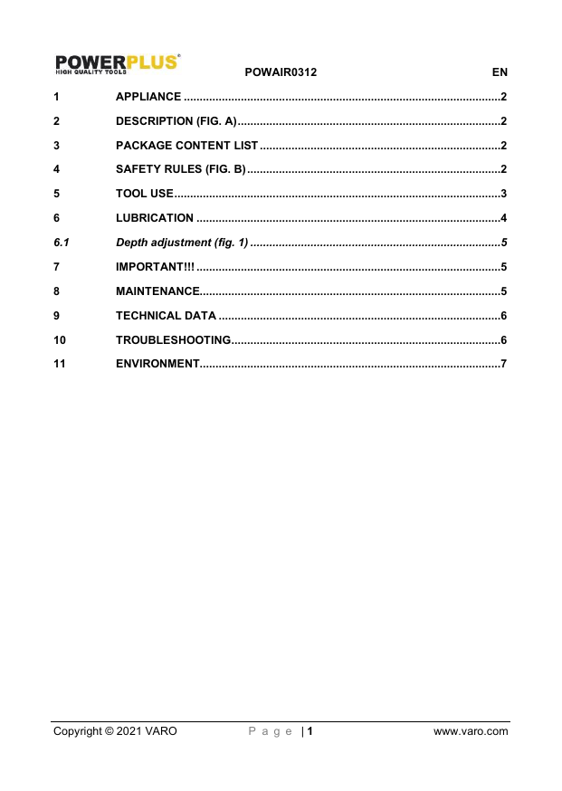 Image of O-rings for PowerPlus POWAIR0312 pneumatic nailer/stapler