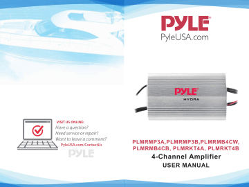 Pyle PLMRMB4CB 4-Ch. Bluetooth Marine 