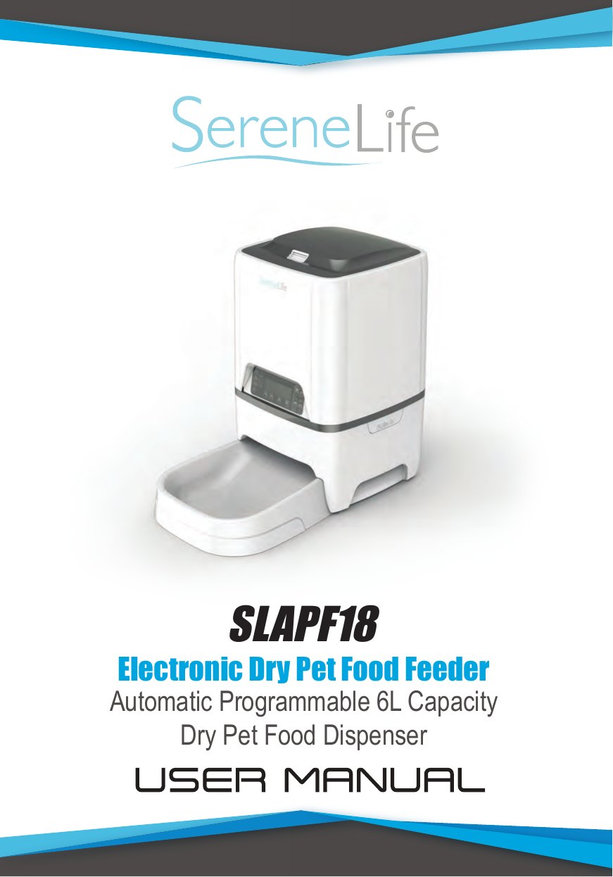 Serenelife automatic pet outlet feeder