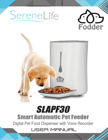 serenelife automatic pet feeder