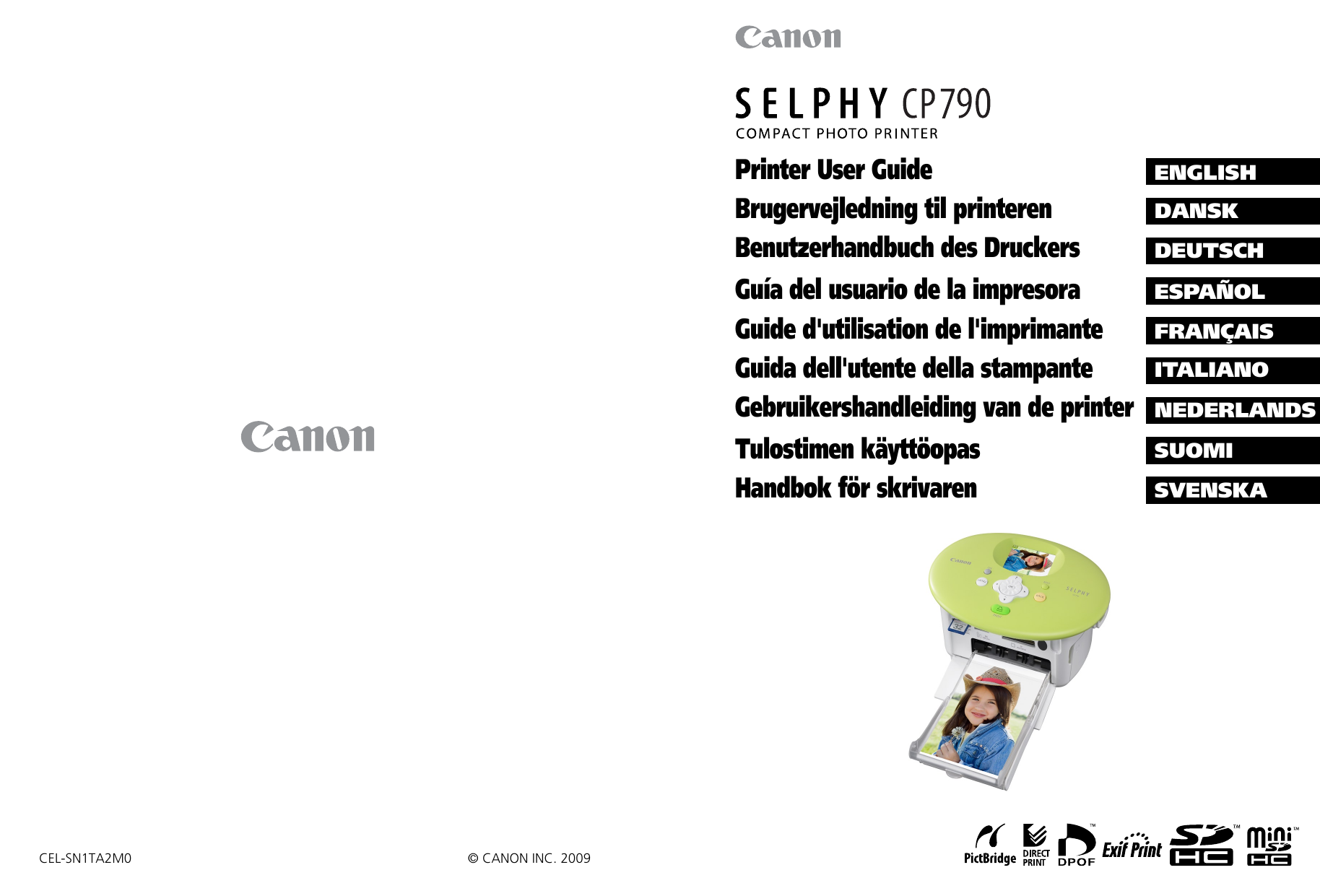 Canon SELPHY CP790 Bedienungsanleitung