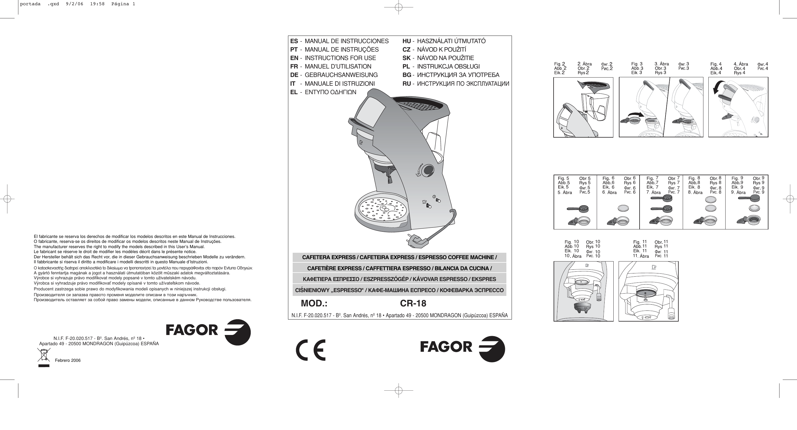 User manual and frequently asked questions COMBI DIECAST XP604050