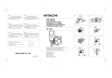 Hitachi NV 83A Handling Instructions Manual | Manualzz