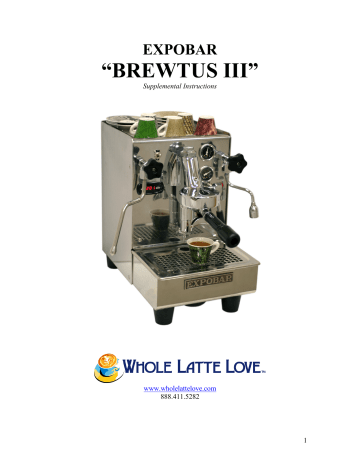 Expobar BREWTUS III, Brewtus III R 