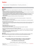 Peerless Lighting F1A Installation Instructions