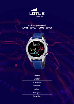 lotus smartwatch 50007