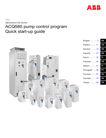 ABB ACQ580 Quick Start Up Manual | Manualzz