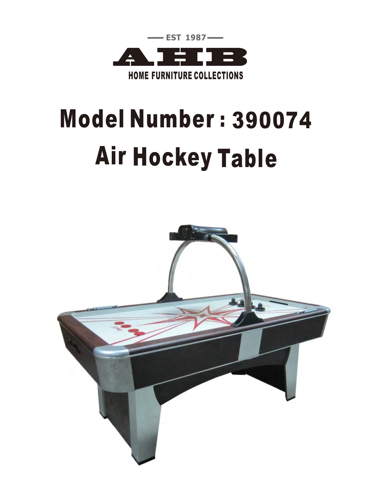 Rally and Roar 60 Air Hockey Table - MD Sports