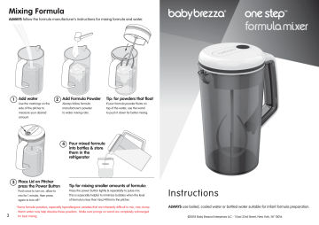 Baby brezza instruction manual Clearance
