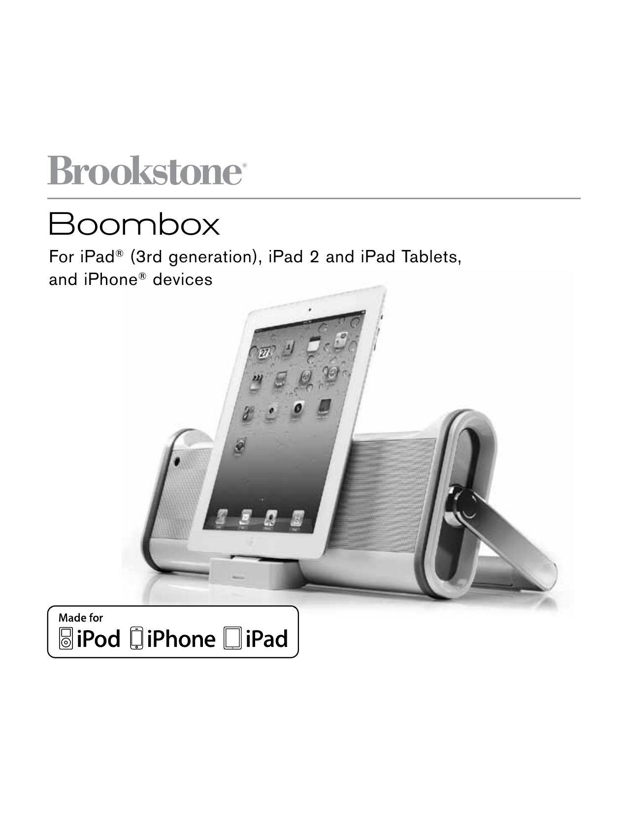 Brookstone 688226 Instruction Manual Manualzz