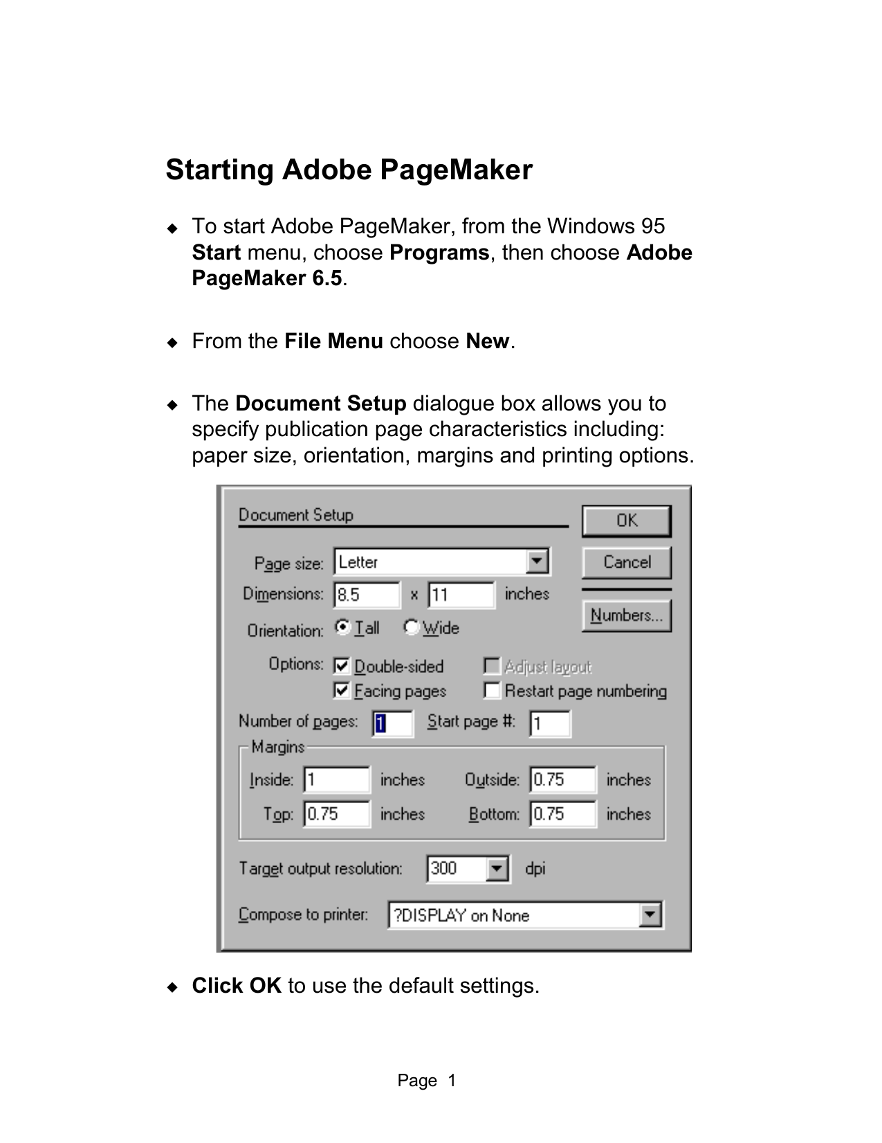 when was pagemaker 6.5 released