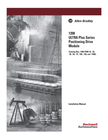 Allen-Bradley 1398 ULTRA Plus Series Installation Manual | Manualzz